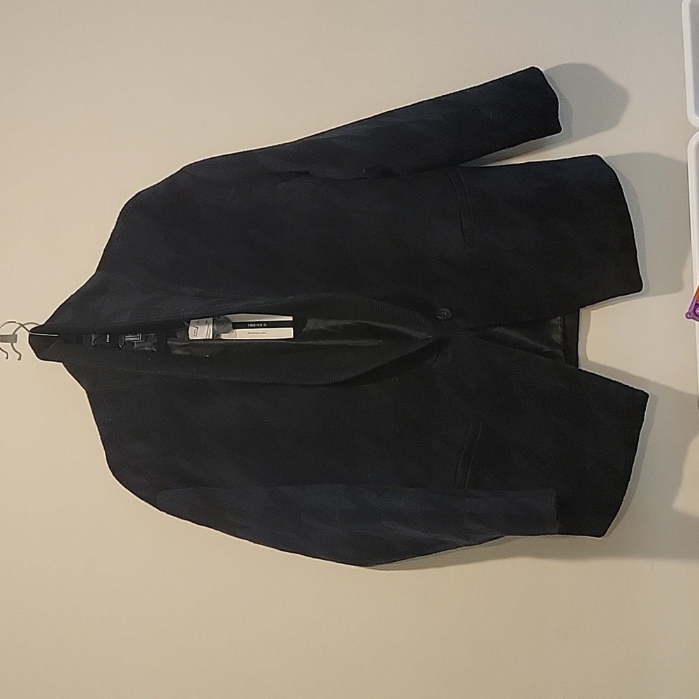 Forever 21 Premium | Houndstooth Fleece Oversized Jacket Size Large NWT
